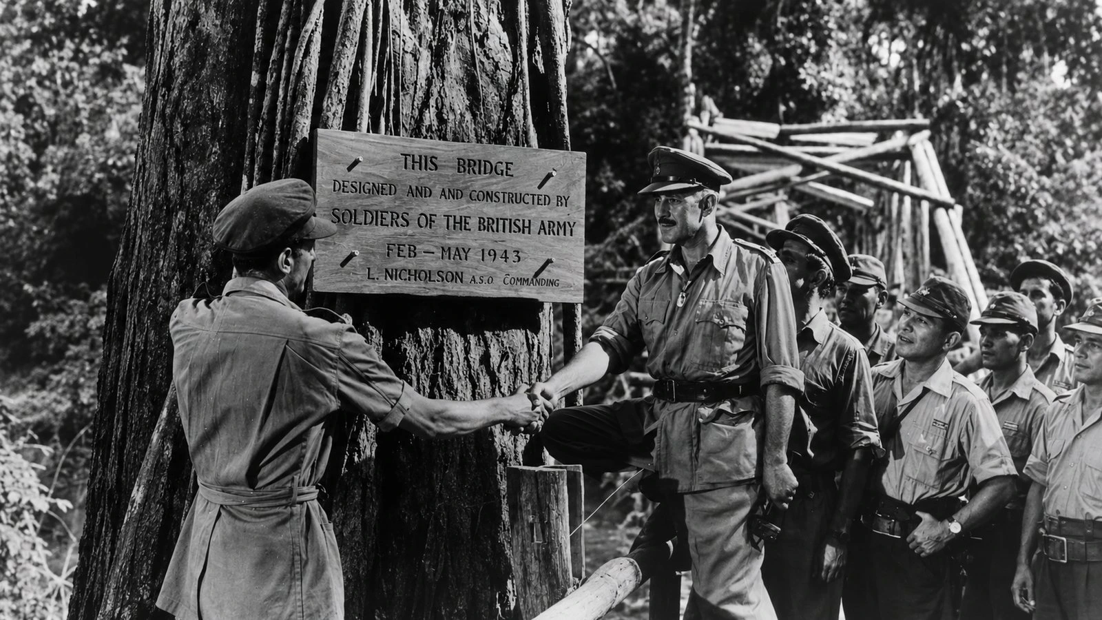 River Kwai bridge during World War 2