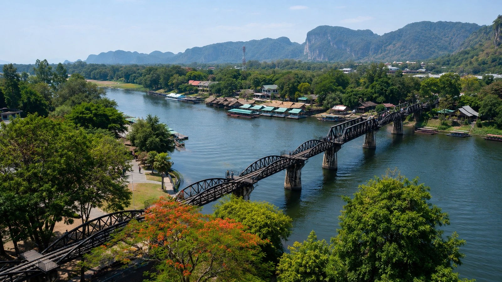 River Kwai in Kanchanaburi