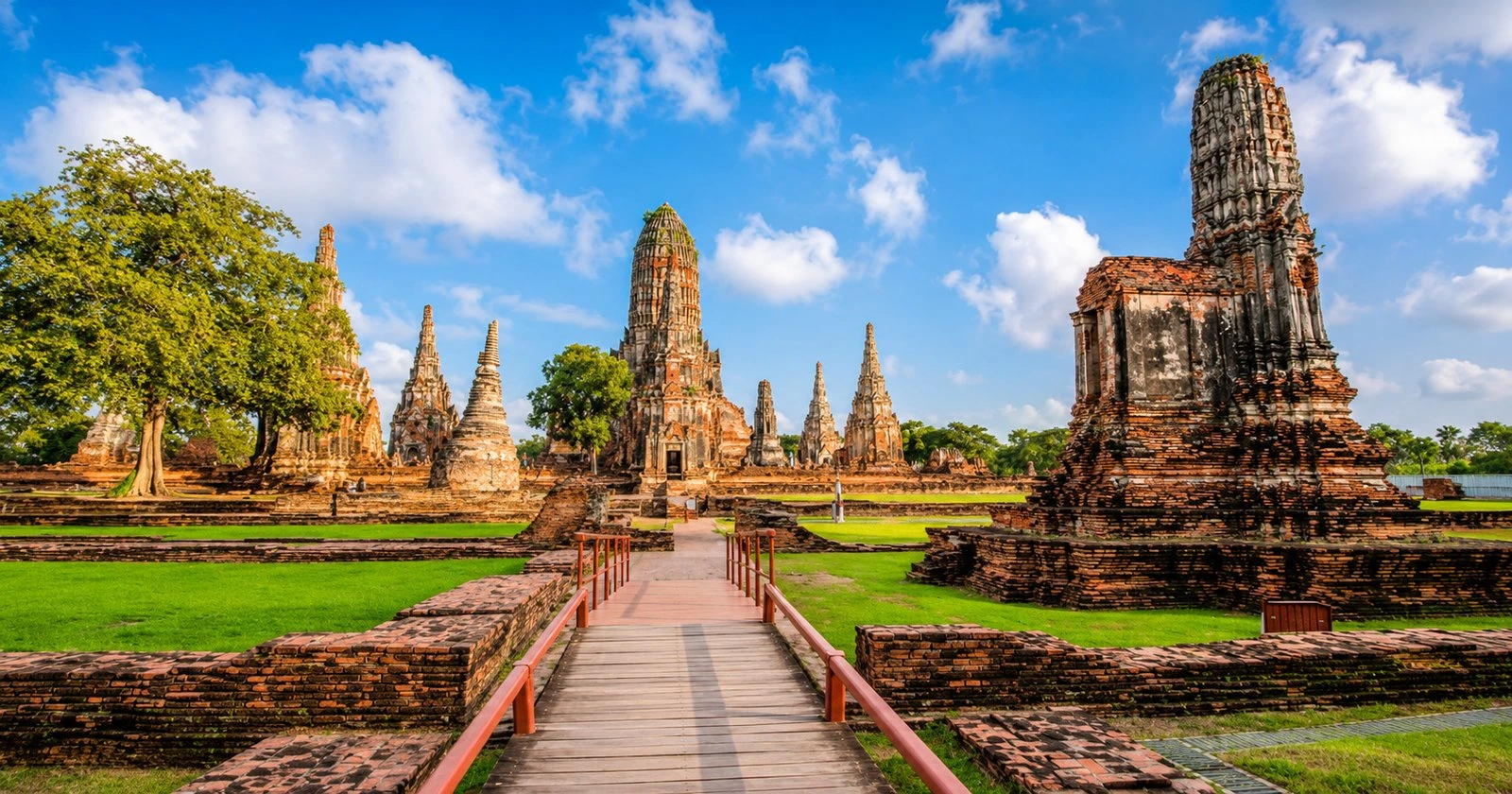 The three chedis of Wat Phra Sri Sanphet in Ayutthaya